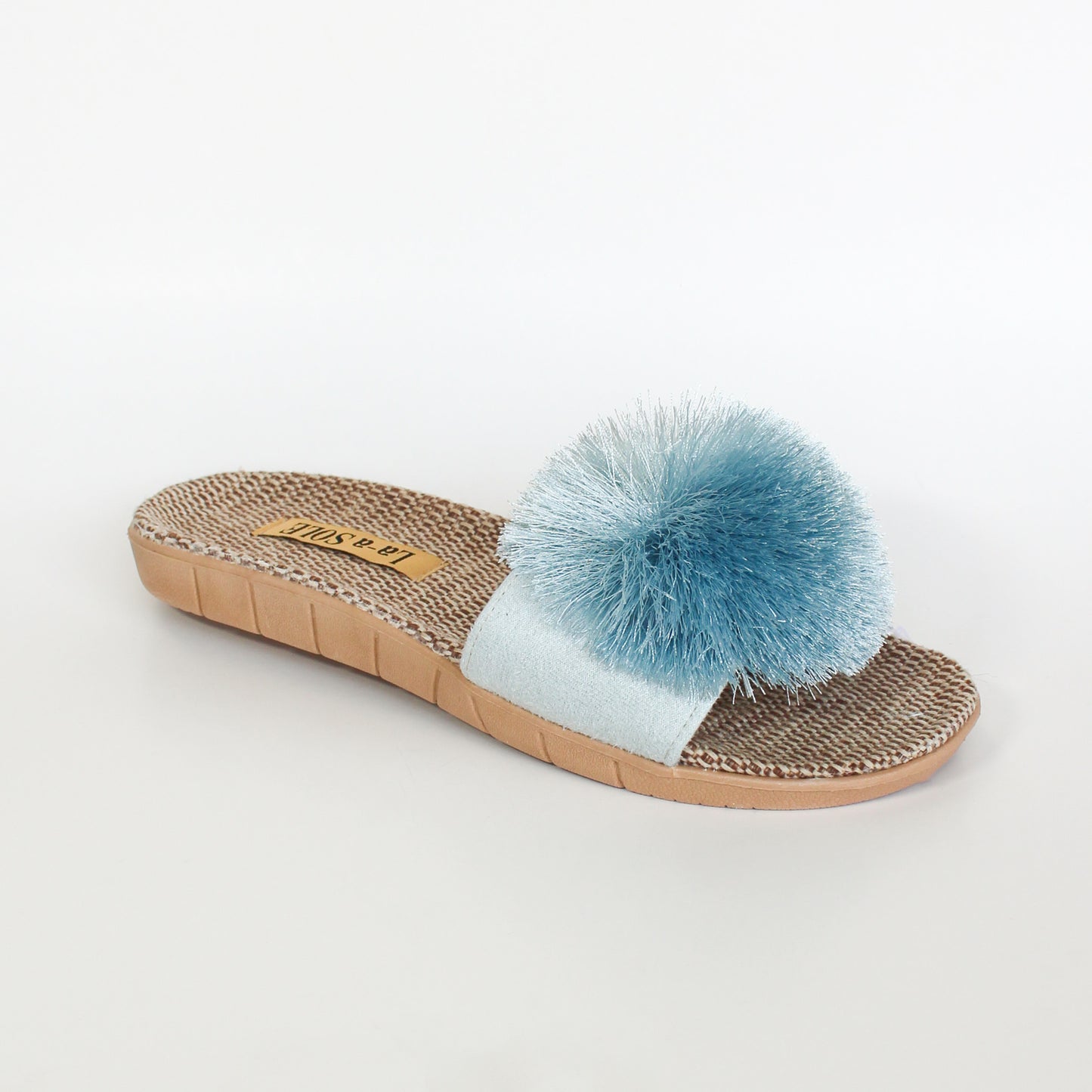 Pom Pom Slides | Seafoam