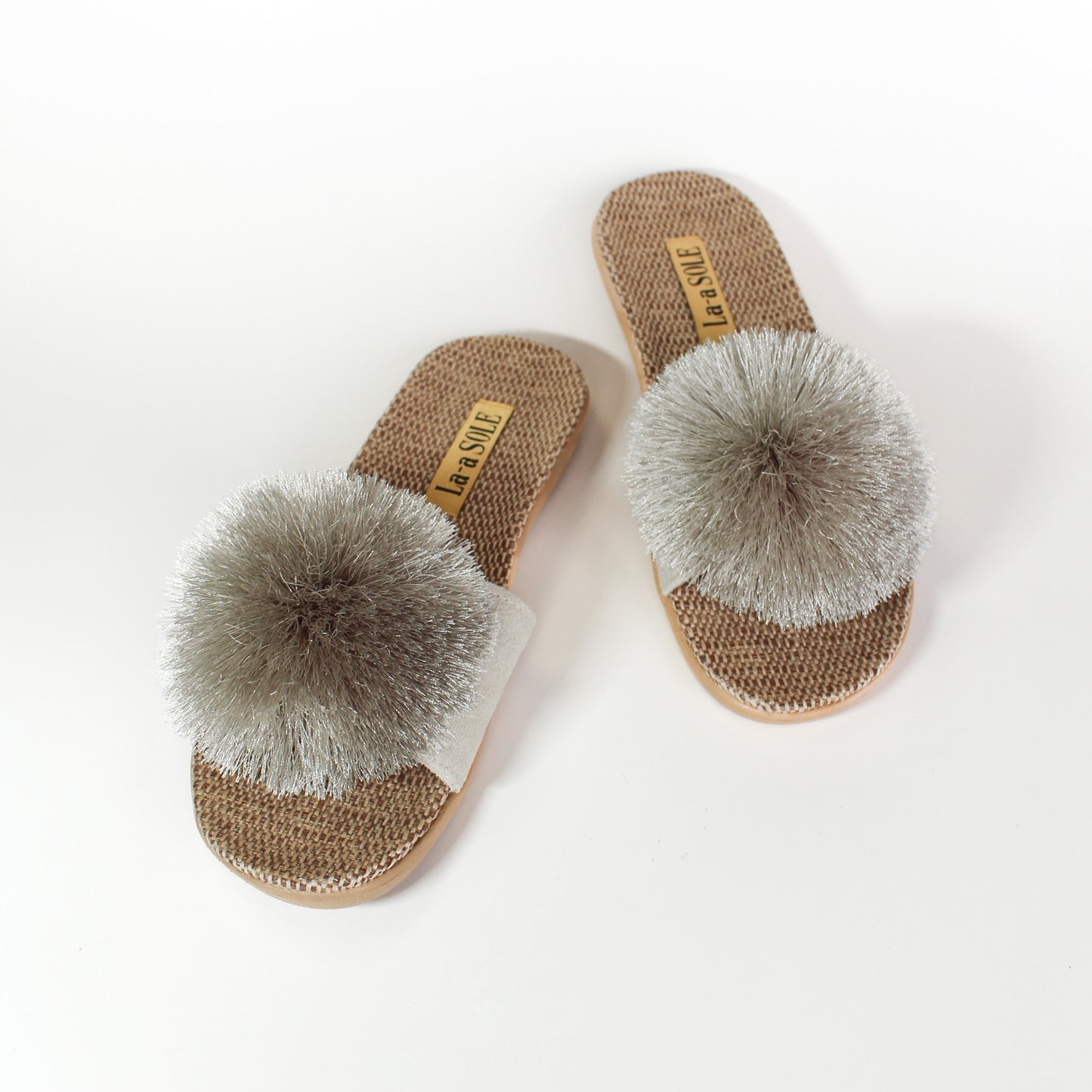 Pom Pom Slides | Silver