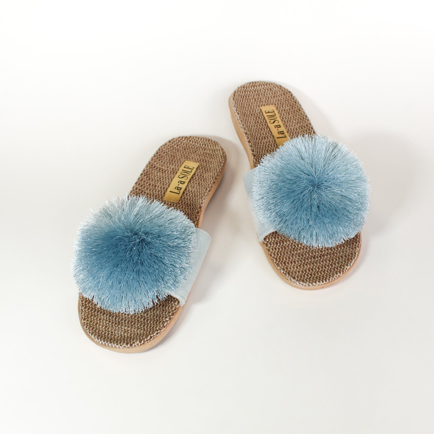 Pom Pom Slides | Seafoam
