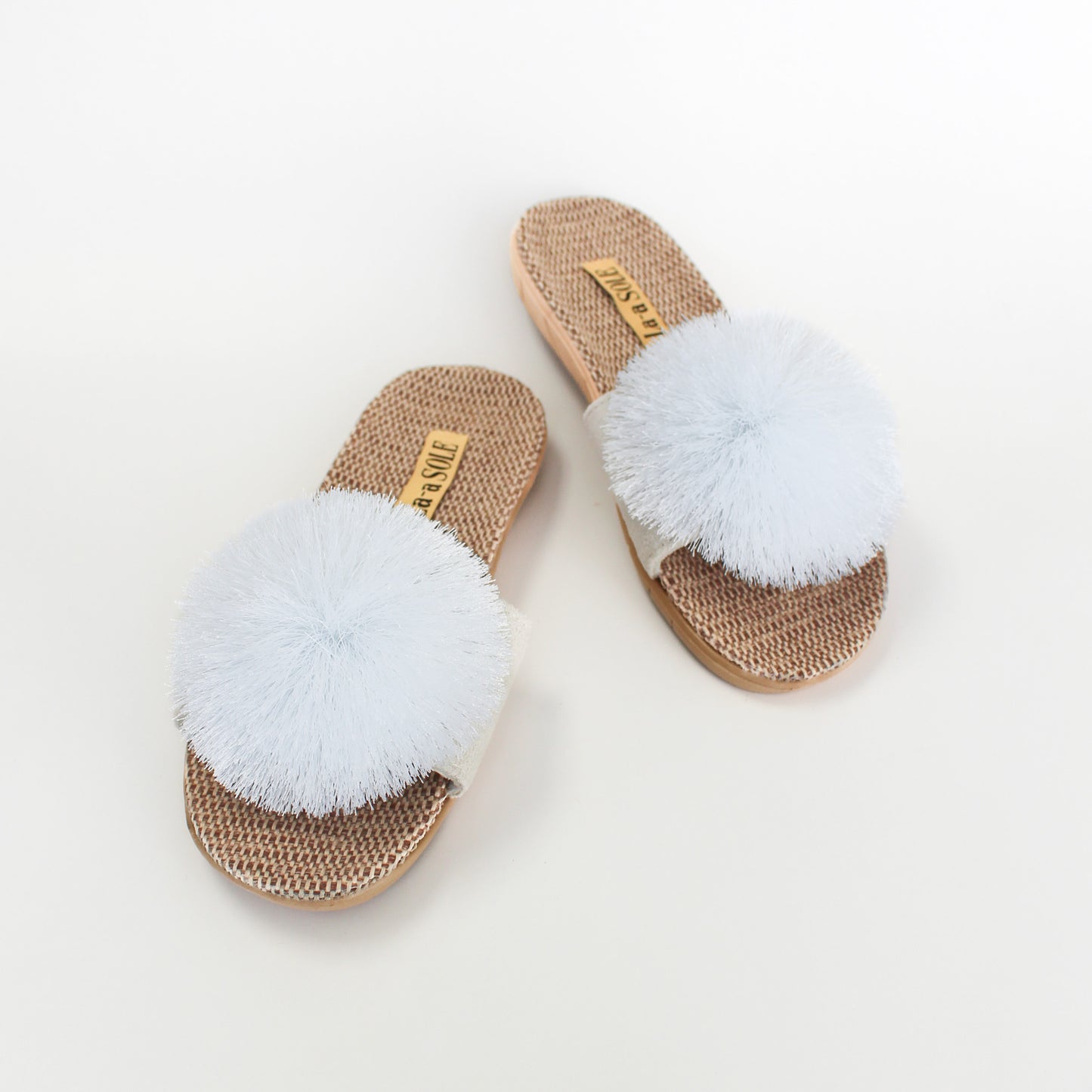 Pom Pom Slides | White