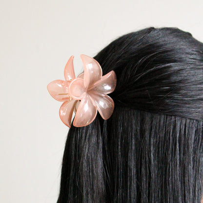 Floral Hair Clip | Peach
